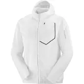Salomon BONATTI AERO HOODIE Unisex Weiß S LC2043100.05S