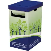 Fellowes BANKERS BOX Recycling-Beh„lter, groá, grn/blau