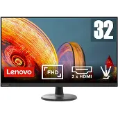 Lenovo D32-40, 80 cm (31.5"), 1920 x 1080 Pixel, Full HD, 8 ms, Schwarz