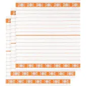 De Witte Lietaer Geschirrtuch BML Orange (3er Set)