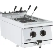 CombiSteel Elektro Nudelkocher 14L – 6 kW, 3 Körbe, 400V