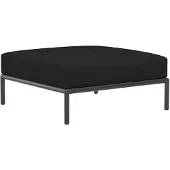 Houe LEVEL Outdoor Ottoman Lounge-Modul 3 Kohle Dunkelgrau