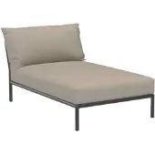 Houe LEVEL 2 Chaiselongue Aluminiumgestell