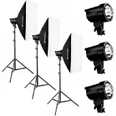 Bresser Brt-210b Studioblitzset W 3x200