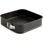 Quid Sweet Grau Abnehmbare quadratische Form aus lackiertem Stahl 26cm Schwarz