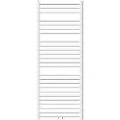 LuxeBath Badheizkörper 600 x 1500 mm - Weiß - gebogen mit Mittelanschluss - Design Heizkörper Handtuchwärmer Handtuchtrockner, ohne Heizstab