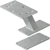 Pricenet ProPlus 342643 Halterung für Reserveradmontage an Anhängern, Winkel 8-16"