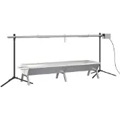 vidaXL Rotisserie-Grill Automatisch Edelstahl