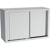 CombiSteel Wandschrank mit Schiebetüren - 1800 x 400 x 660 mm, Edelstahl