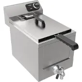 CombiSteel Tischfritteuse Elektro 8 Liter - Edelstahl, 3 kW