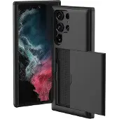 IMoshion Samsung Galaxy S22 Ultra Hülle - Kunststoff - - Backcover/Hard Case - Schwarz