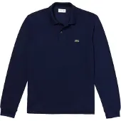 Lacoste Poloshirt Longsleeve Classic Fit Navy Blue Herren-5