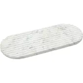 Northern - Podium Servierbrett L 40 cm, Marmor mixed white