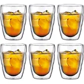 Bodum Glas-Set Pilatus Transparent 250 ml (Set von 6 Stück)