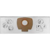 Makita P-72899, Staubbeutel, Trommel-Vakuum, Braun, 10 l, VC2010L, VC2012L, vc2512l, VC2511, VC3011L, 446L, 5 Stück(e)
