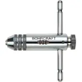 Bohrcraft Werkzeughalter Zweibacken mit Knarre Gr.2 kurz Länge 100 mm