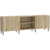 vidaXL TV-Schrank Sonoma-Eiche 150x30x50 cm Holzwerkstoff