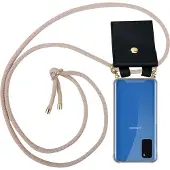 Cadorabo Handykette für Samsung Galaxy S20 Hülle in PERLIG ROSÉGOLD | Gr.: onesize