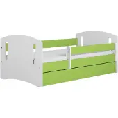 Kocot Kids Kinder-/Juniorbett CLASSIC 2 in Grün, Weiß ca.80x180cm