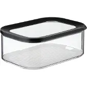 Mepal Käsedose Modula 2000 ml - schwarz - Vorratsdose kühlschrank