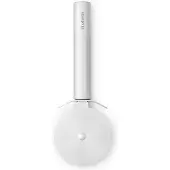 Brabantia Profile Pizzaschneider, Edelstahl, Gebäckschneider ideal zum Schneiden von Pizza und Blechkuchen, Farbe: Matt Steel