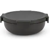 Brabantia Make & Take Salat Brotdose 1,3 L - Kunststoff - Dark Grey