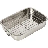 GSW Auflaufform 30 x 25 x 6 cm mit Grilleinsatz, backofenfest