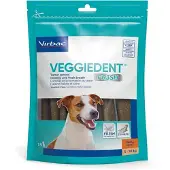 Virbac VeggieDent FR3SH - für Hunde von 5 bis 10 kg - 15 Streifen