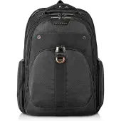 Everki Atlas Business Laptop-Rucksack, 13 bis 17,3 Zoll anpassbares Fach, reisefreundlich, Schwarz