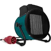 Vonroc Elektrischer Heizlüfter - 3300W/5000W - Keramik | 400V Dreiphasenstrom
