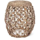 Bizzotto | Hocker Ameline naturel Mikrofaser 30x30x50 cm | NADUVI