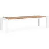 Natur24 Ausziehtisch Cameron 294 x 100 x 75 cm Aluminium