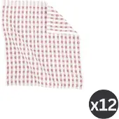 Tiseco Geschirrhandtuch Home Studio Oman Pink (6er-Set) - 32 x 35 cm