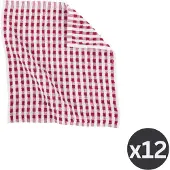Tiseco Geschirrhandtuch Home Studio Oman Red (6er-Set) - 32 x 35 cm