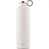 EQUA | Trinkflasche Emily Weiß rostfreier Stahl 7.4x7.4x25.5 cm | NADUVI