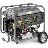 Kärcher Stromerzeuger PGG 3/1, Benzinbetrieb, mobil, 2,8 kW, 15 l, bis 12 h, 74 dB, Spannungsregler, Ölmangel- & Überlastschutz, Elektrostartregler