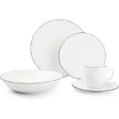 Salt & pepper Servies Puro White (20er Set)
