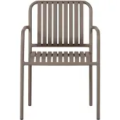 Ebuy24 Stella Gartenstuhl stapelbar Nussbaum Nachbildung.