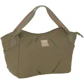 Lassig Twin Bag Dreieck Oliv | Wickeltasche Für Zwillinge | Recyceltes Polyester - Große Wickelunterlage