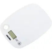 Mesko Home MS 3159w, Elektronische Küchenwaage, 5 kg, 1 g, Weiß, Arbeitsplatte, Oval