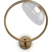 Maytoni LED Wandleuchte Lunare in Gold und Transparent 5W 450lm links