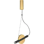 Maytoni Enigma LED Pendelleuchte, Hängeleuchte 5W Messing 90Ra Warmweiss