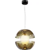 Maytoni Rebel LED Pendelleuchte, Hängeleuchte 6W Gold-Farbe Warmweiss