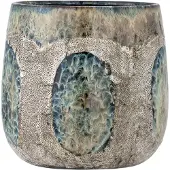 Bloomingville Cophia Blumentopf | Blau | Steingut | 82057657