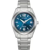 Citizen FE6151-82L Eco Drive Uhr Damenuhr Titan Datum silber
