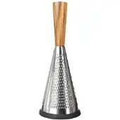 Bigbuy ACACIA CYLINDER GRATER 136225