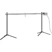 vidaXL Automatischer Grill mit Motor 150x46,5x82,5 cm Edelstahl