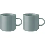 Stelton Tasse Dusty Green 200 ml (2er Set)