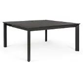 Bizzotto Gartentisch Konnor Aluminium, modern und ausziehbar, anthrazit, für 6–8 Personen