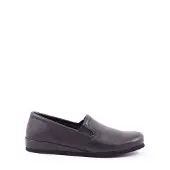 Rohde Viborg 6402 Herren Schuhe Hausschuhe Leder, Größe:41 EU, Farbe:Schwarz